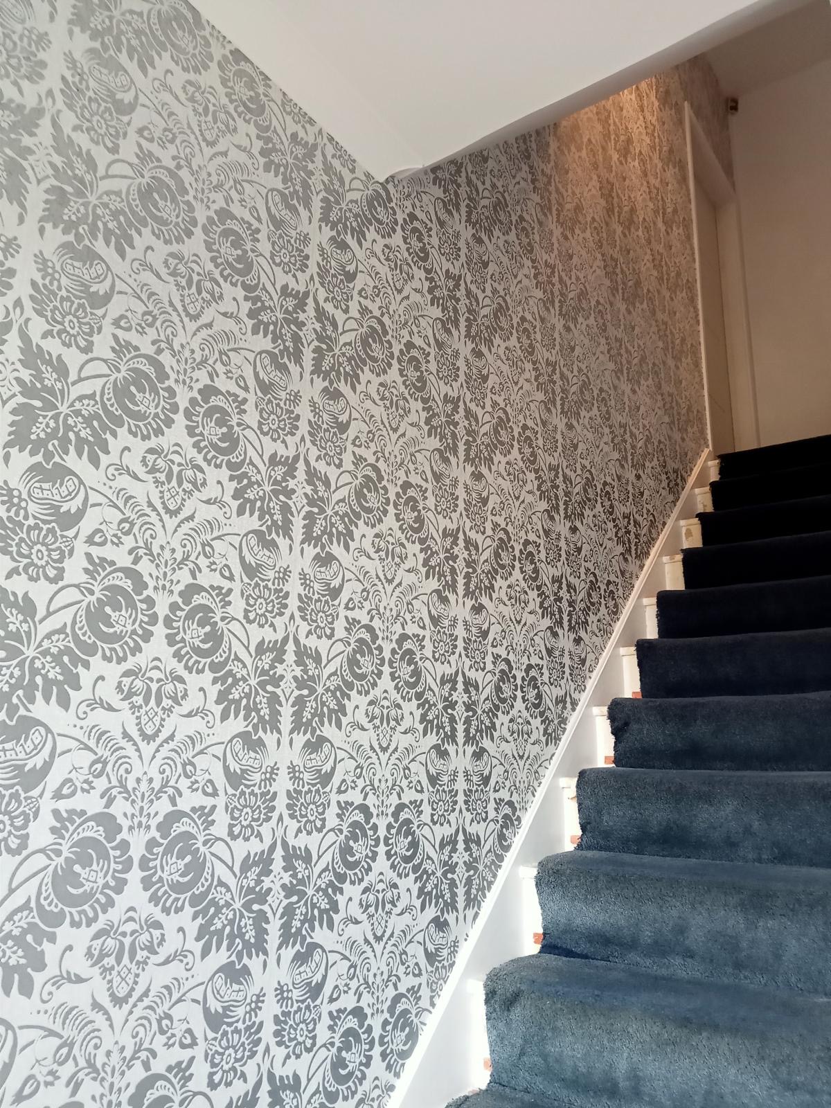 wallpaper hanging St John's Wood, NW8
